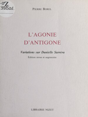 cover image of L'Agonie d'Antigone